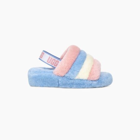 UGG Pride Fluff Yeah - Badesandaler Dame - Stripete (NO-C809)